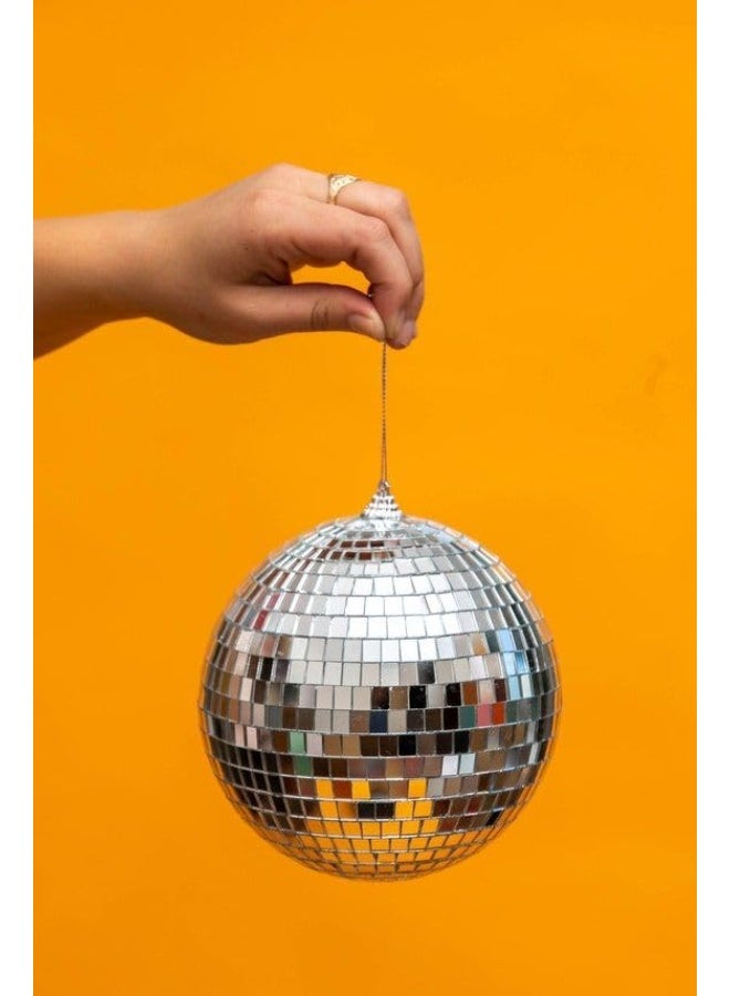 Mado Gallery Disco Ball, Mirror Ball, Ornament Ball 15 CM / 6 INCHES (1 Piece), Decoration for Hanging, Home Parties & DJ Dance Clubs Stage, Lighting & New Year celebrations - Image 1