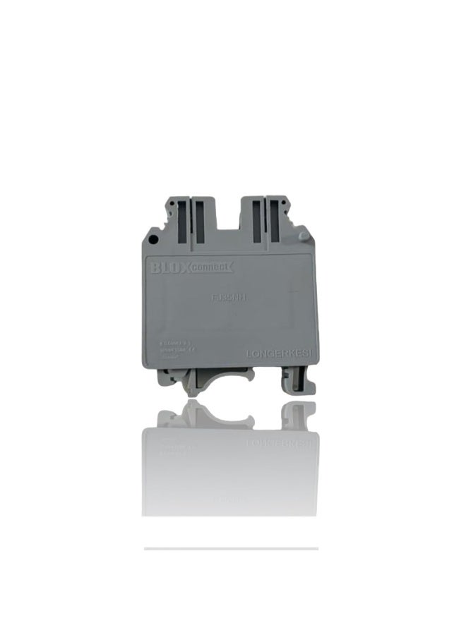 melfi Terminal Block Wire Connector 35Mm‚² 150A Current Universal Neutral Class Connector Screw Terminal Block Strips Pass-Through Pack Of 5 - Image 2