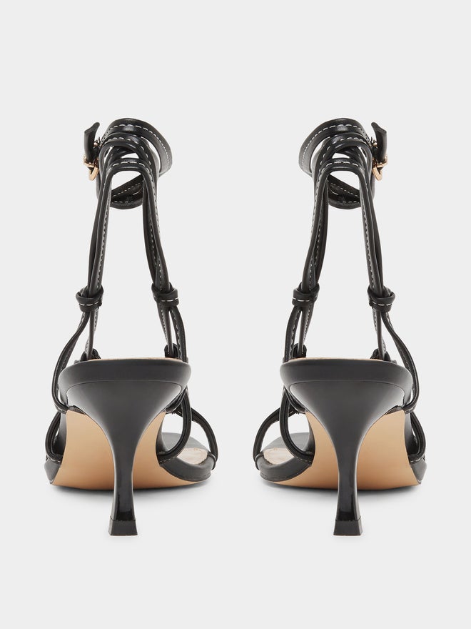 RAID Danika Knot Tie-Up Sandals with Ring Detail - Image 4