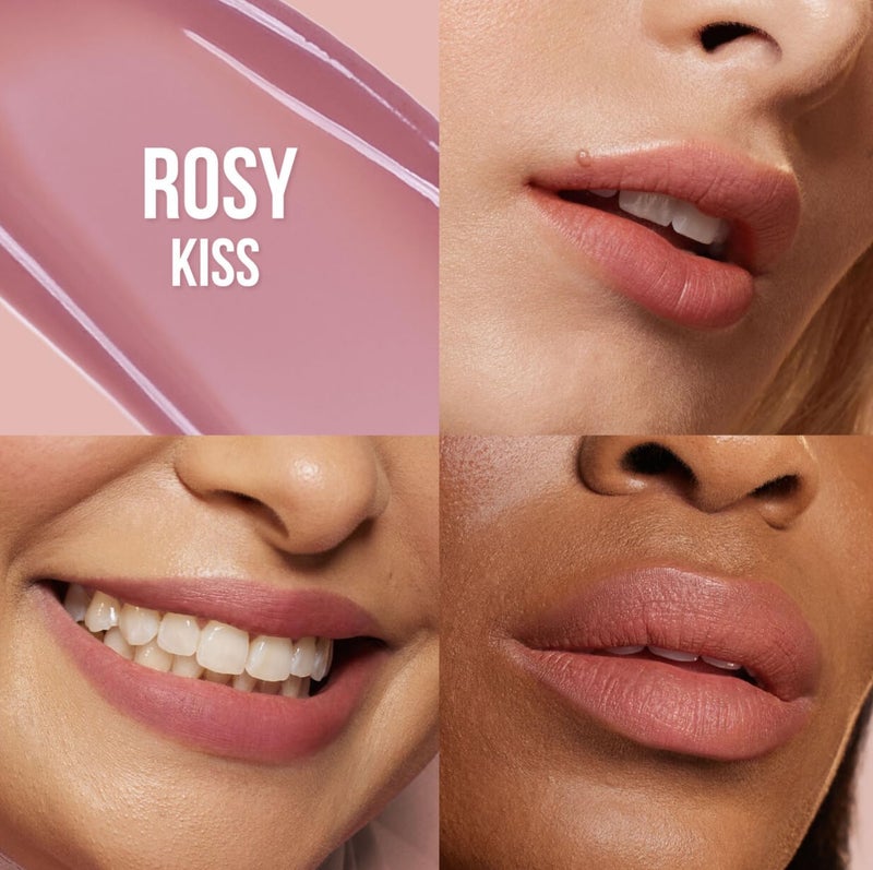 HUDA BEAUTY Lip Blush Cream Lip & Cheek Stain Rosy Kiss - Image 3