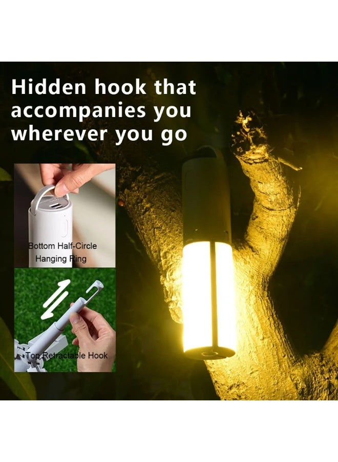 Folding Outdoor Camping Light Portable Lantern Rechargeable 3 Modes Dimmable For Outdoor Camping Tent Emergency Lighting - Image 5