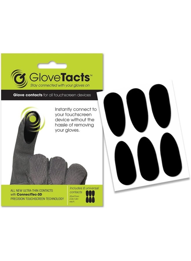 Glovetacts Ultra Thin Conductive Touch Screen Stickers For Gloves: The Easiest Way To Make Gloves Touch Compatible  - Image 1