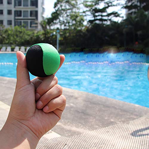Airoads Water Bouncing Ball - 2 Pack Stress Relief Ball for Swimming, Beach & Outdoor Activity (Yellow + Green, 5.5cm) - Image 4