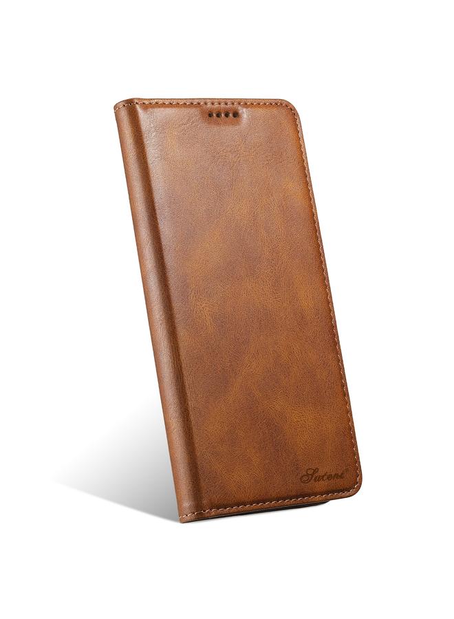 Suteni Case For Samsung Galaxy Note20 J02 Oil Wax Wallet Leather Phone Case - Image 4