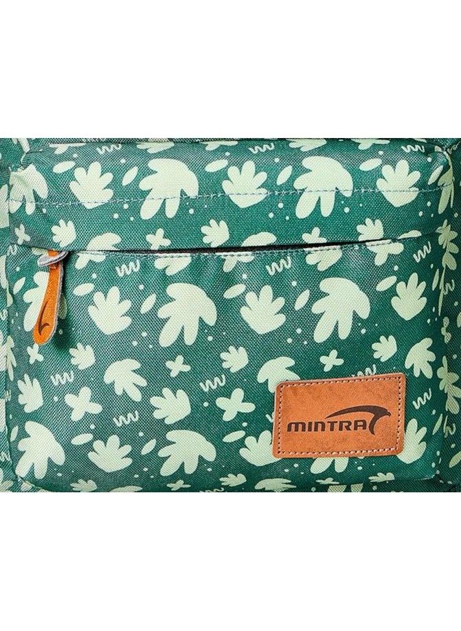 Mintra Mintra Polyester Patterned Zip-Closure Waterproof Unisex School Backpack  - Image 2