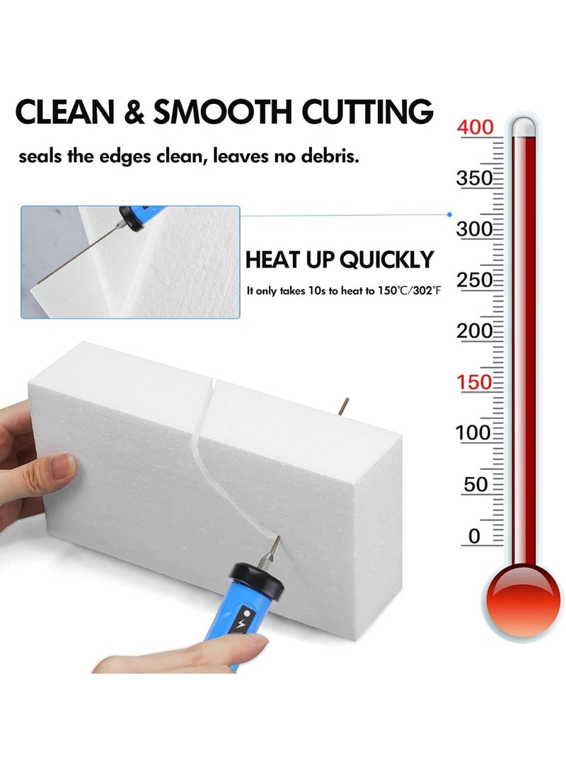 KADIP 4 in 1 Foam Cutter Set, Electric Styrofoam Cutting Tools Kit,  Hot Wire Cutter Tool With with 4 Cutting Machine Pen For Arts, DIY Craft, Small Cutting Project, Foam Carving & Digging(UK Plug) - Image 2