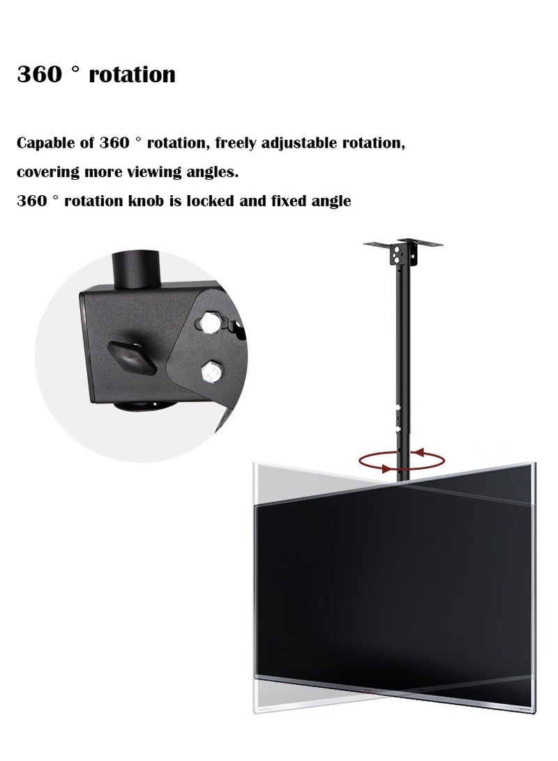 Captaintech Wall Mount TV Stand Holder Full Motion Swivel and Tilt for 14-42 Inch Monitors And Televisions LCD LED Long Arm Swivel Bracket Flat Screen Panel - Image 4
