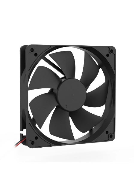 Generic Quiet 12cm Desktop Computer Case Fan Home Use PC Case Fan Stable Platform Fan Durable Noise Reduction for Desktop Computers No light, various styles are sent randomly 