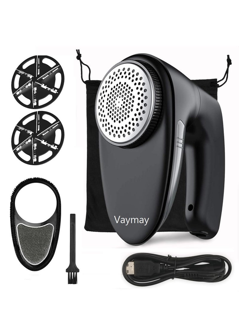 VAYMAY - Fabric Shaver, Lint Remover For Clothes Rechargeable Pet Hair Remover Quickly Remove Fuzz for Sweater Couch Sofa, Blanket Curtain And Wool - Image 1