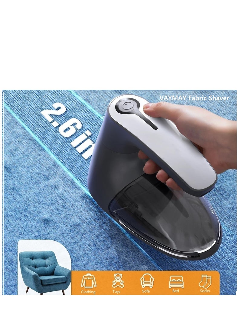 VAYMAY - Fabric Shaver, Lint Remover For Clothes Rechargeable Pet Hair Remover Quickly Remove Fuzz for Sweater Couch Sofa, Blanket Curtain And Wool - Image 1