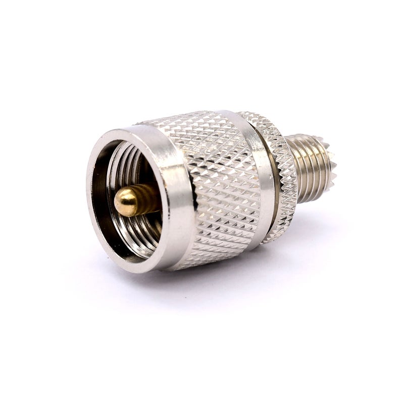 MWRF Source 2 PCs Mini UHF Female to UHF Male PL259 (SO239 Male) - Image 2
