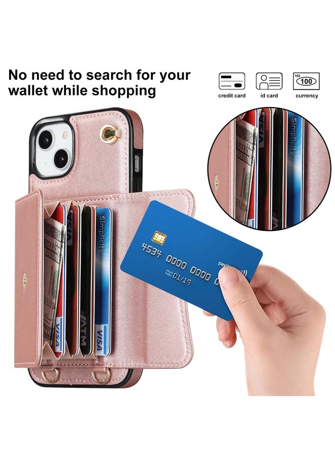 إيروريكس جراب لهاتف iPhone 14 / 13 مزود بفتحة بطاقة RFID مع حبل طويل - Image 2