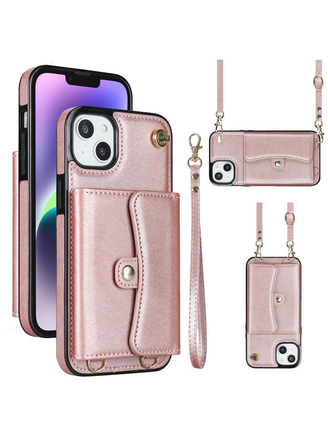 إيروريكس جراب لهاتف iPhone 14 / 13 مزود بفتحة بطاقة RFID مع حبل طويل - Image 1