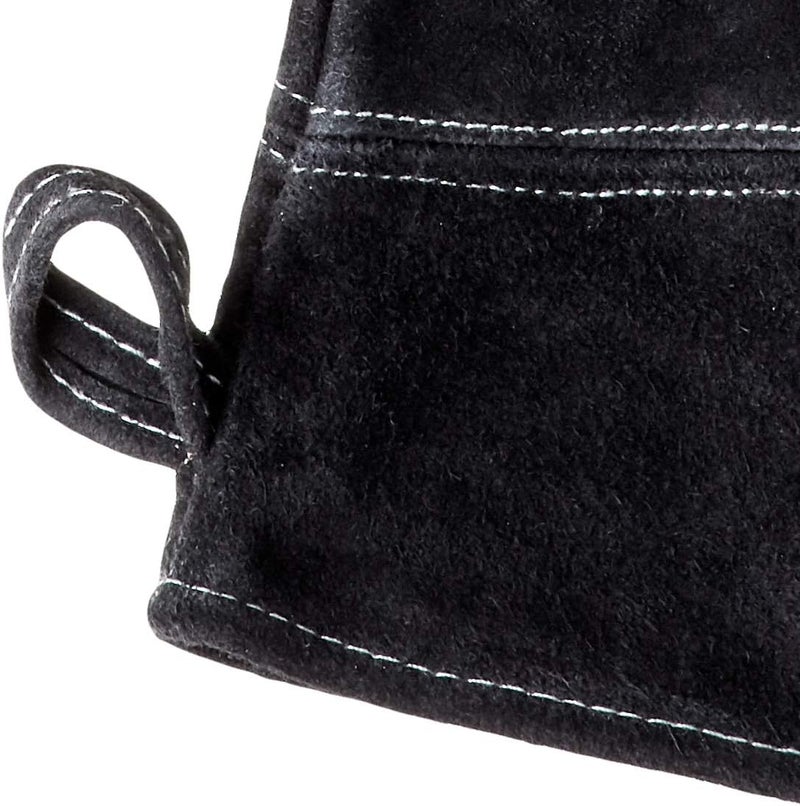 Outset 76604 Leather One-Size Grill Gloves, 15 inch, Black - Image 4