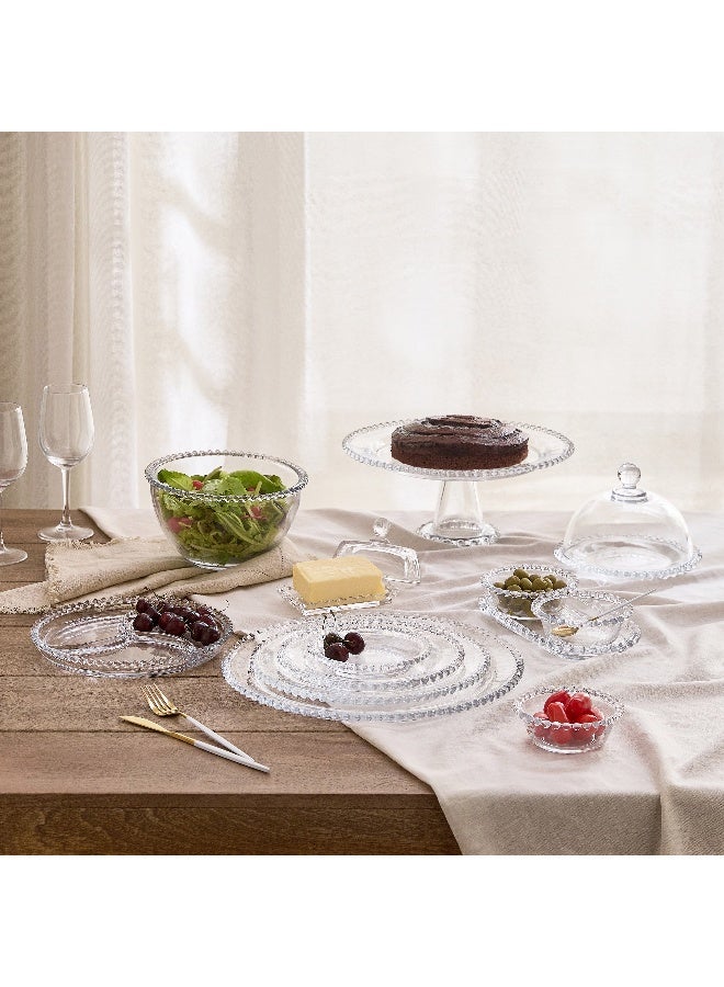 Home Box Merriam 3-Partition Beaded Serving Plate 23.3 x 2.5 cm - Image 4