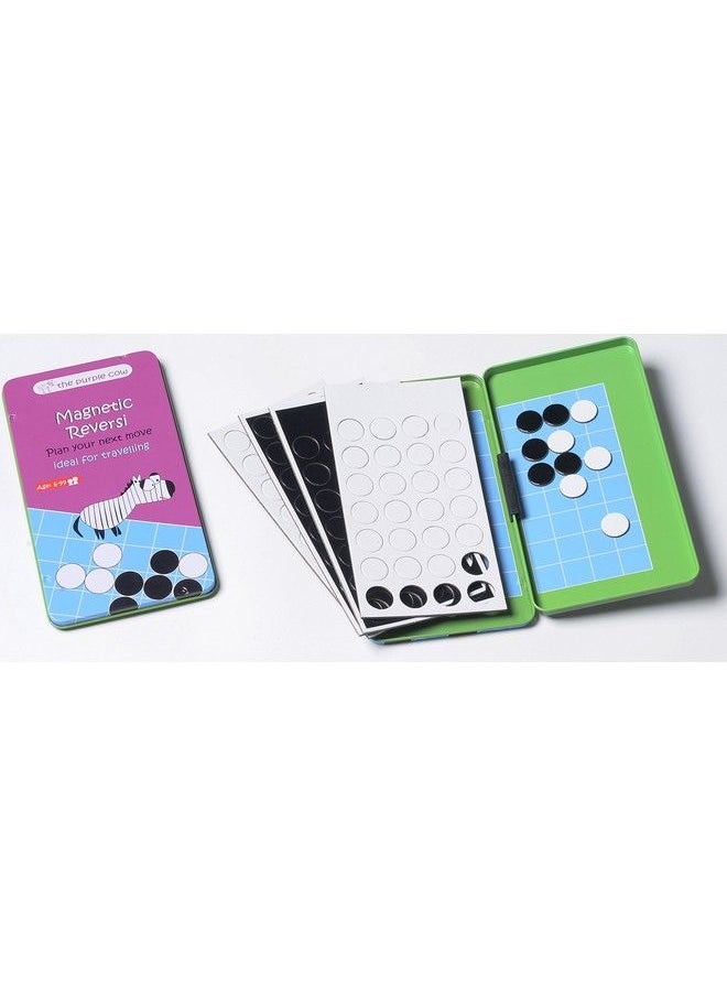 The Purple Cow Magnetic Reversi Game. Travel Size Board Game Set For Kids  - Image 4