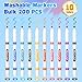 Ellinjan 200 Count Washable Markers Bulk 10 Assorted Colors Fine Line Colored Marker with Conical Tip Washable Markers for Kids School Art Supplies Classroom Essentials for Students Teachers - Image 4