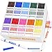 Ellinjan 200 Count Washable Markers Bulk 10 Assorted Colors Fine Line Colored Marker with Conical Tip Washable Markers for Kids School Art Supplies Classroom Essentials for Students Teachers - Image 3