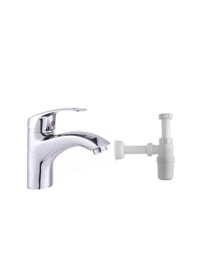 ABBASALI Wash Basin Mixer Tap With Bottle Trap & Waste  - Image 1