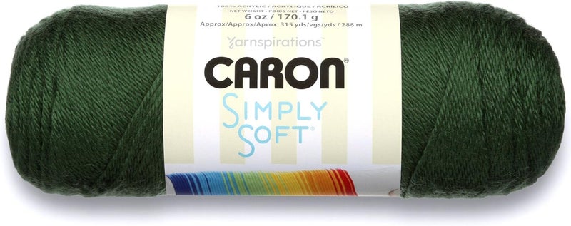 Caron Simply Soft Yarn - 170g - Dark Sage - Image 1