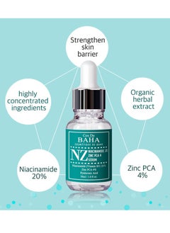 Cos De BAHA Cos De BAHA Niacinamide 20% + Zinc 4% Serum for Face - Pore Reducer + Uneven Skin  - Image 3