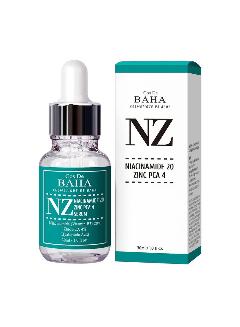 Cos De BAHA Niacinamide 20% + Zinc 4% Serum for Face - Pore Reducer + Uneven Skin - Image 1
