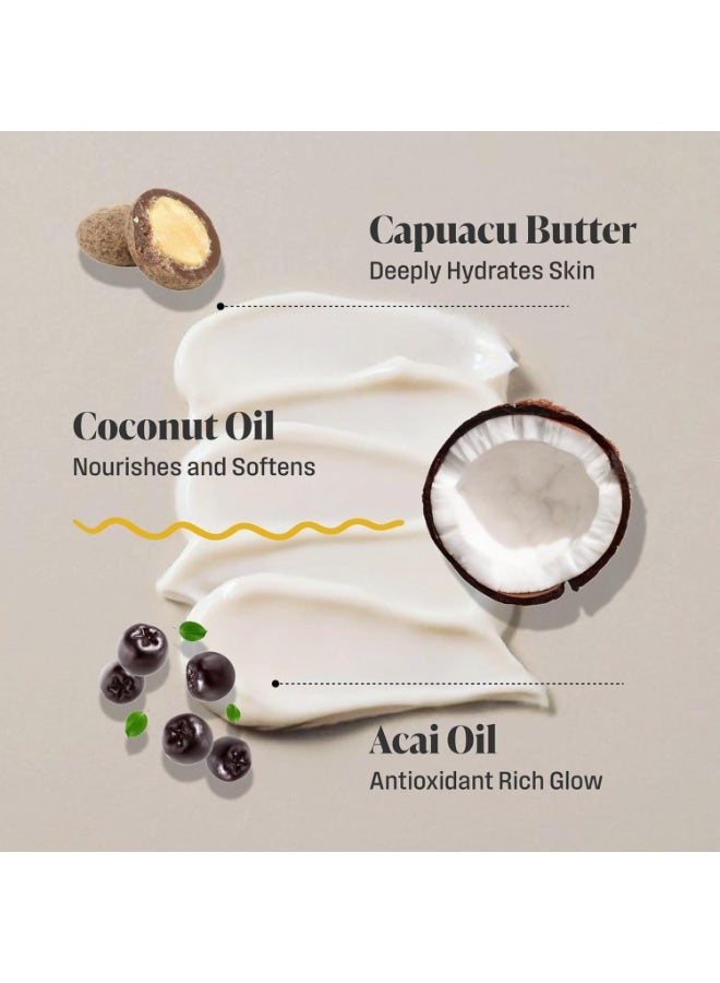 Nutrius Brazilian Body Butter Cream, 6 FL OZ - Image 4