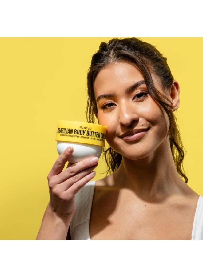 Nutrius Brazilian Body Butter Cream, 6 FL OZ - Image 5