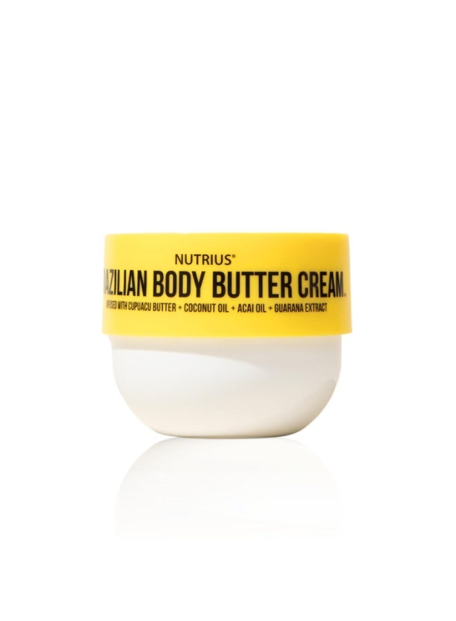 Nutrius Brazilian Body Butter Cream, 6 FL OZ - Image 1