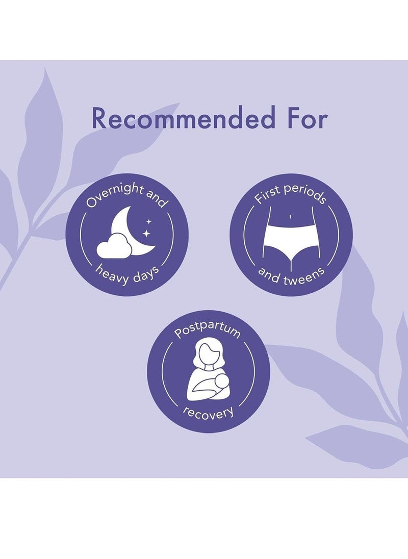 Be a better mom - Disposable Period Pants for Sanitary Protection, 6 Count Sanitary Pads Pant Style, Protective Underwear for Women, Super Guard Short Type - Image 1