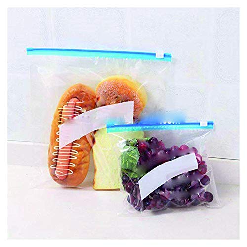 SWABRITE Zipper Seal Freezer FoodVegetableFruit Storage ReUsable Bags Combo Pack of SmallMedium and Large45 Bags - Image 1