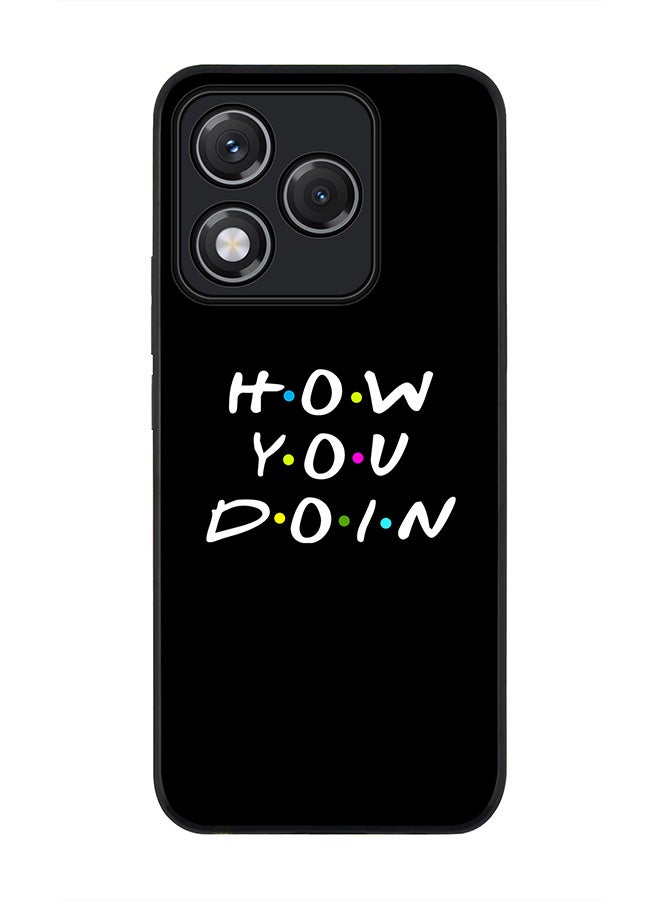 Stylizedd For Honor 400 Lite Case,Slim fit Camera Protection, Shockproof Thin Phone cover  - How you doin