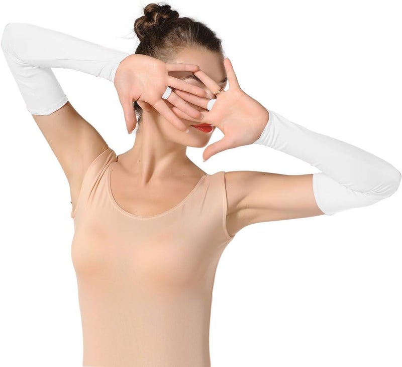 ALLNOWA Store Adult Unisex Elbow Length Spandex Fingerless Long Gloves Costume Glove One Size Fits All - Image 2