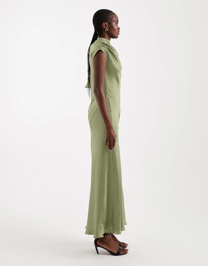 Topshop One Shoulder Maxi Dress