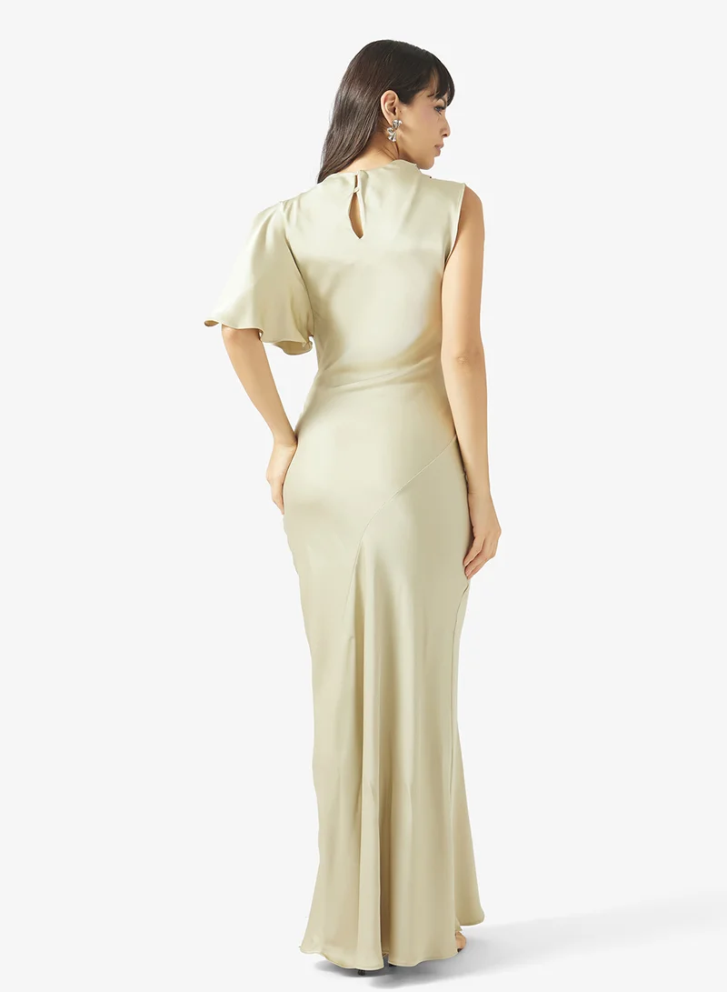 Topshop One Shoulder Maxi Dress