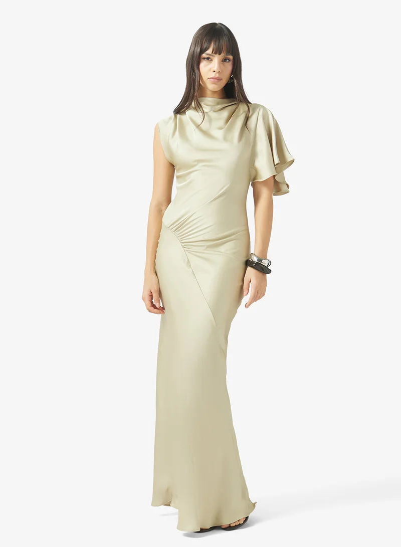 Topshop One Shoulder Maxi Dress
