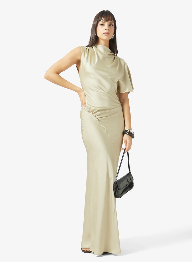 TOPSHOP One Shoulder Maxi Dress - Image 4