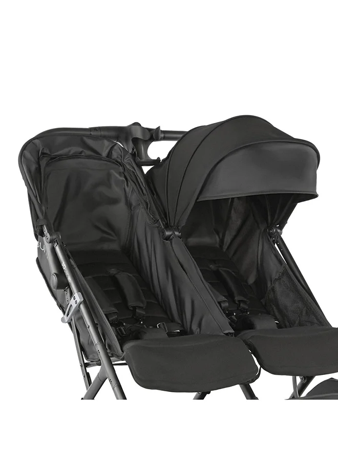 summer infant 3Dpac CS+ Double Stroller, 6 - 60 Months, Black