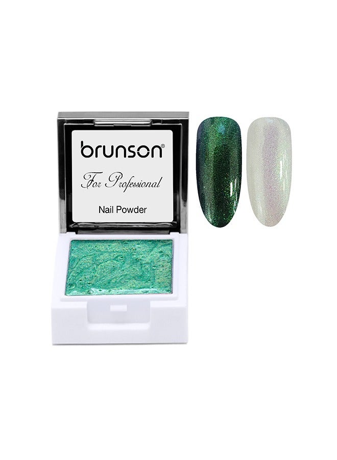 brunson Nail Art Powder UV Gel Powder Aurora Painting Square Liquid Powder Solid Pigment SE03