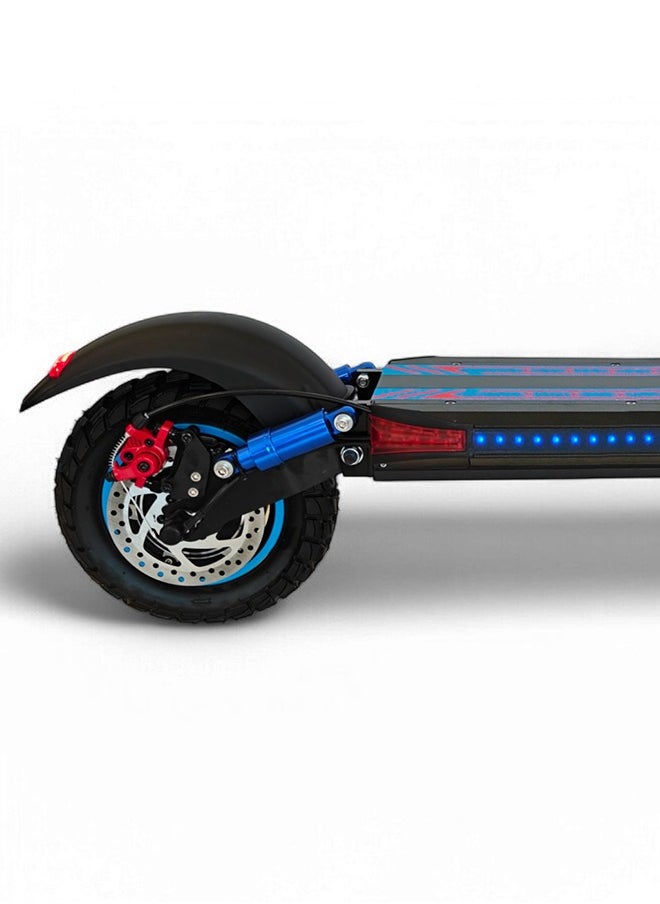 Wind Horse - H5 Folding Electric Scooter, 1200W Motor, 48V 13Ah Battery, 50KM/H Max Speed, 30KM Range, 10 Inches Tires, Dual Suspension and Remote Lock - Image 1