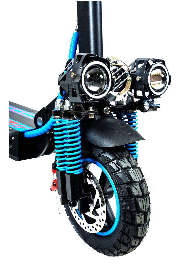 Wind Horse - H5 Folding Electric Scooter, 1200W Motor, 48V 13Ah Battery, 50KM/H Max Speed, 30KM Range, 10 Inches Tires, Dual Suspension and Remote Lock - Image 1