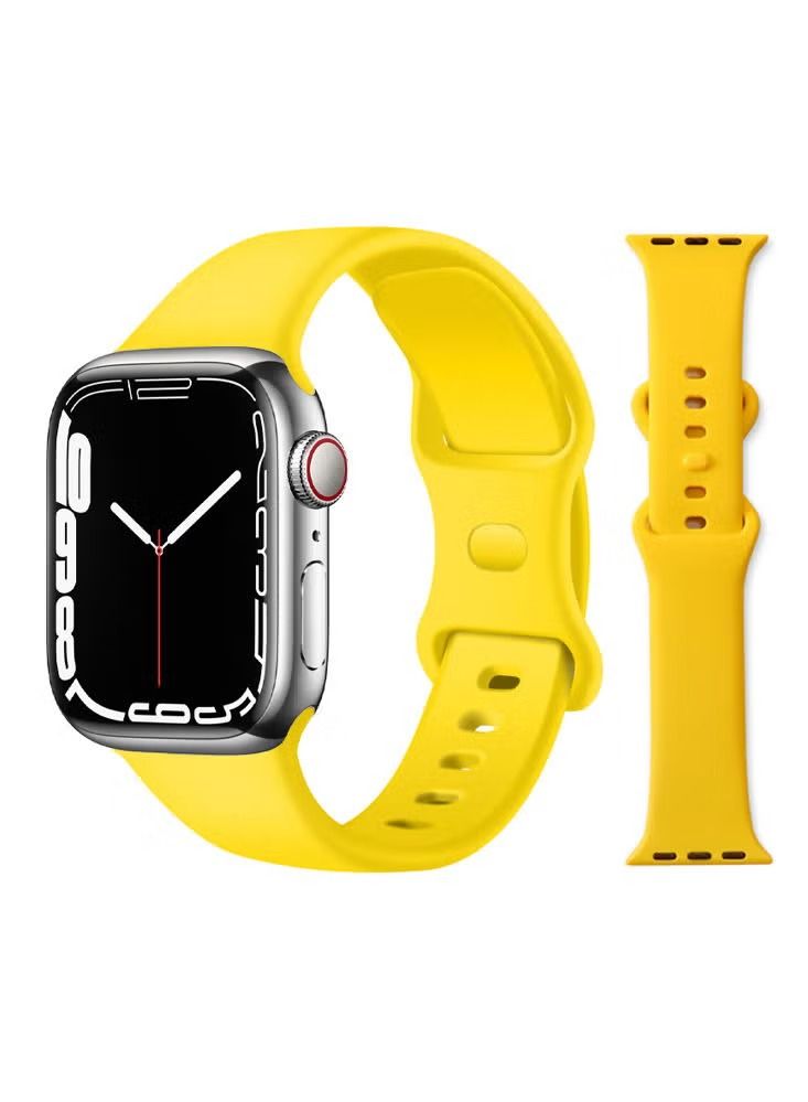 Zaboon Infinity Solid Silicone Replacement Band for Apple Watch 41/40/38mm Series 7/6/5/4/SE - Image 2
