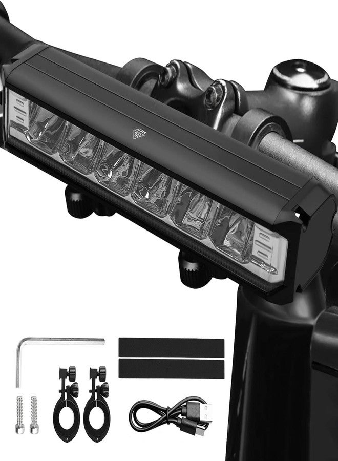 Linist Super Bright Bicycle Light | 1800 Lumen USB Rechargeable Bicycle Light | Aluminum Alloy Front Cycling Light with 4 Modes | IPX4 Waterproof & Durable Bicycle Headlamp for Road & Mountain Biking - Image 1