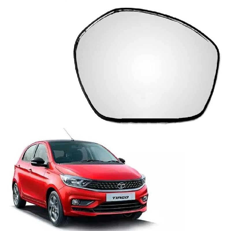 STYCARO -ORVM Side View Mirror Glass/Sub Mirror Plate compatible with Tata Tiago 2016-2025 Year Model (RIGHT DRIVER SIDE) - Image 1