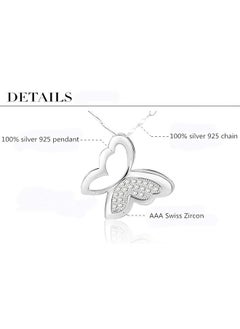 erorex Butterfly Silver Necklace Silver 925 Italy  - Image 2