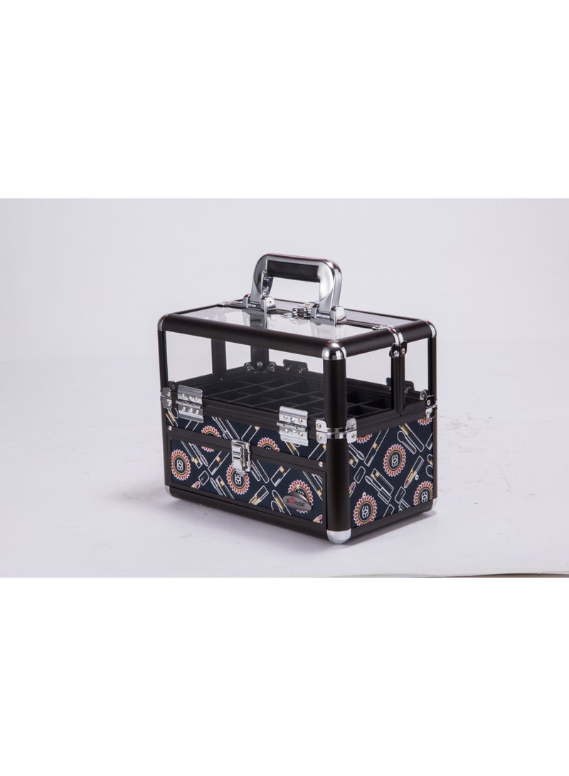 SUNRISE Premier Fantasy Collection Makeup Artists Cosmetics Train Case - Image 2