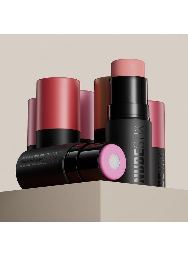 NUDESTIX Nudies Matte + Glow Core All Over Face Blush Color - Magenta Magic - Image 5