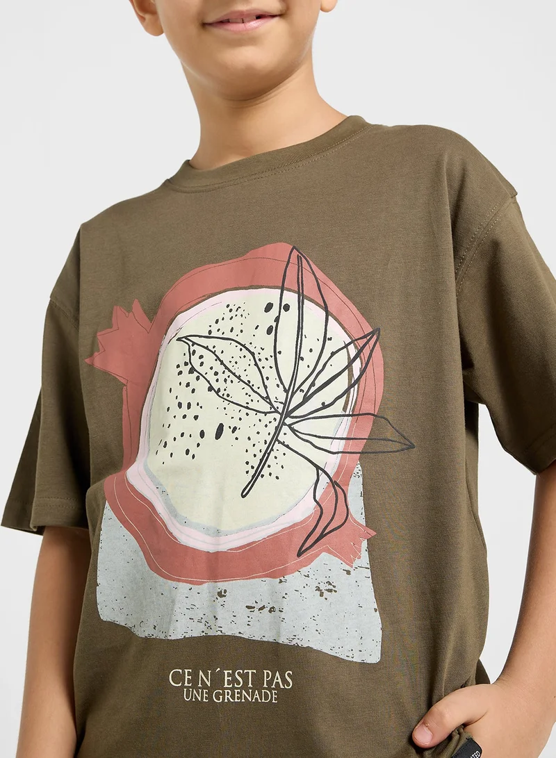 Ripples BOYS DROP SHOULDER T-SHIRT