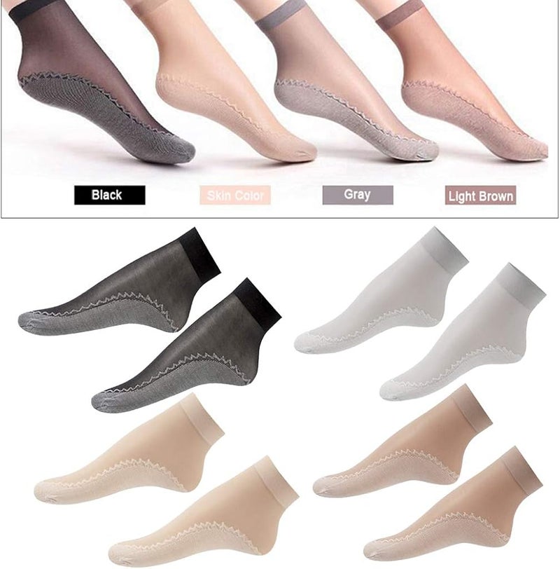 klarako 30 PAIRS of Women Fine Stockings, Fine Socks, Sneakers, Summer Socks, 3 Colors - Image 5