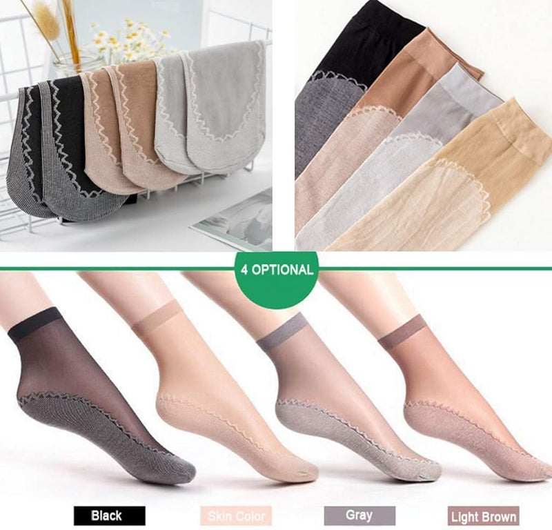 klarako 30 PAIRS of Women Fine Stockings, Fine Socks, Sneakers, Summer Socks, 3 Colors - Image 4